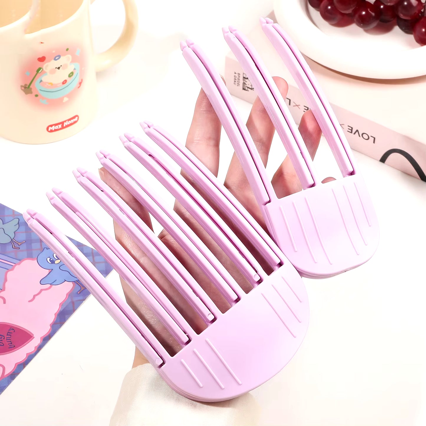 Fluffy Hairpin Curling Bangs Clips Hair Roots Volumizing Hair Clips Women Curling Fixed Shape Clips Fashion Volume Hair Roller
