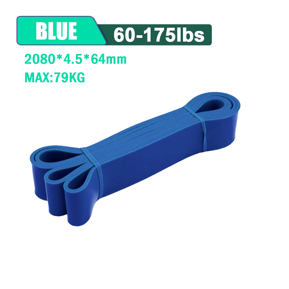 Tough Latex Resistance Band Elastic Exercise Strength Pull-Ups Auxiliary Band Pilates Gym Fitness Equipment Strengthening Train