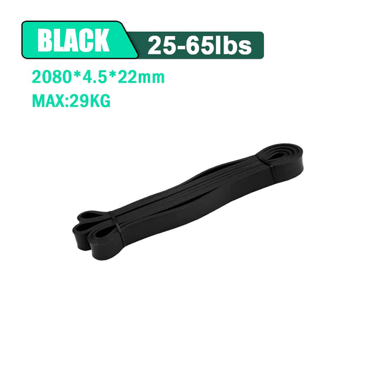 Tough Latex Resistance Band Elastic Exercise Strength Pull-Ups Auxiliary Band Pilates Gym Fitness Equipment Strengthening Train